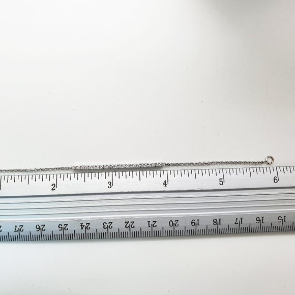 Real Diamond Bracelet Round 14K White Gold 0.40 TCW - Picture 6 of 7